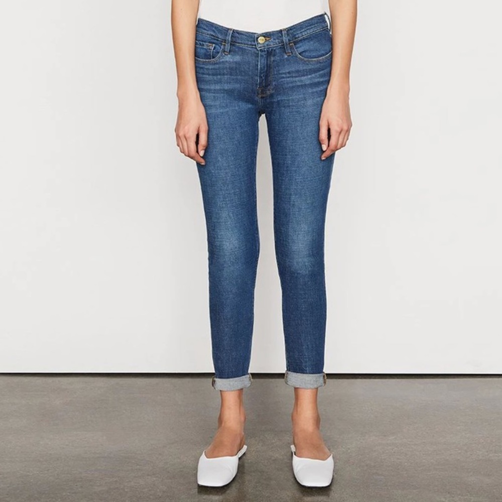 Frame Denim Le Garcon Jeans in Dunn